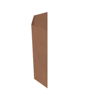 Apartment Facade Wall Window Angled Small 2 3D model