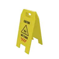 Caution Sign 3D model