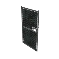 chainlink fence door gate (polyhaven-modern)