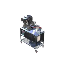 Coffee Cart 3D model