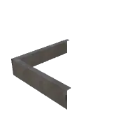 Factory Facade Base Standard Corner Large 3D model
