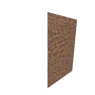 Factory Facade Wall Standard Corner Small 2 3D model