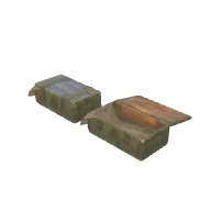 Military Crate Old 3D model