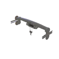 Overhead Crane 3D model