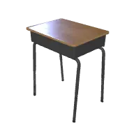 School Desk 3D model