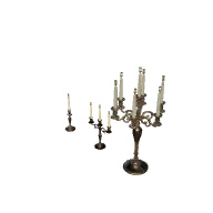 brass candleholders (polyhaven-props)