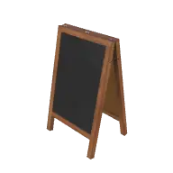 Chalkboard Sign 3D model