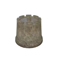 fort tower round (polyhaven-props)