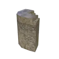 fort wall thick corner (polyhaven-props)