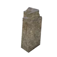 fort wall thin corner (polyhaven-props)