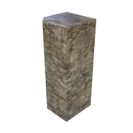 Fort Wall Walkway Corner 2 3D model