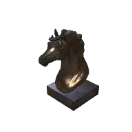 Horse Head Sculpture 3D model