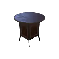 Round Wooden Table 2 3D model