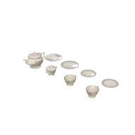 Tea Set 3D model