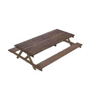 Trestle Table 3D model