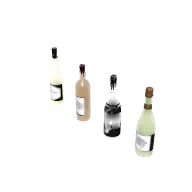 Wine Bottles 3D model