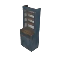 Wooden Cabinet Painted 2 3D model