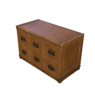 Wooden Drawers Vintage 3D model