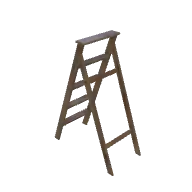 wooden ladder (polyhaven-props)