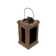 wooden lantern (polyhaven-props)