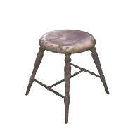 Wooden Stool 3D model
