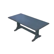 Wooden Table Painted 3D model