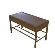 Wooden Table Small 3D model
