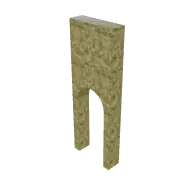 Castle Wall Archway 3D model