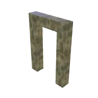 Dungeon Wall Doorway 3D model