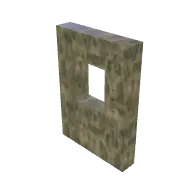 Dungeon Wall Window 3D model