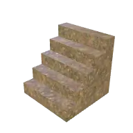 Flagstone Stairs 3D model
