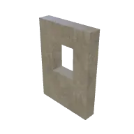 Plaster Wall Window 3D model