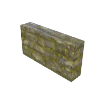 Stone Wall Low 3D model
