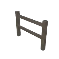 Wooden Fence 3D model