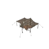 Canvas Tent 3D model
