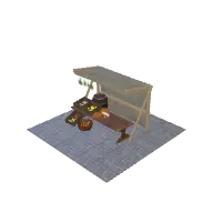 Food Stall 3D model