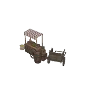 Market Stall 3D model