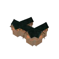 Timber Town House 3D model