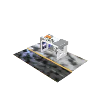 Cyberpunk Bus Stop 3D model