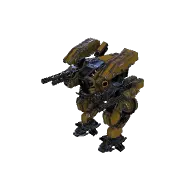 Robot Heavy Yellow 3D model