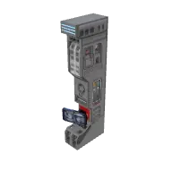 Scifi Wall Console 3D model